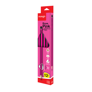 HB Pencil Rose Pink 12Pcs Pack